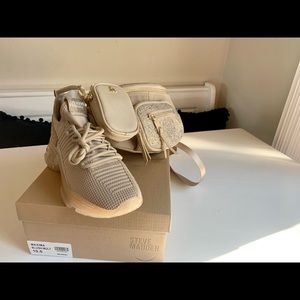 Steve Madden maxima blush sneakers & matching bag
